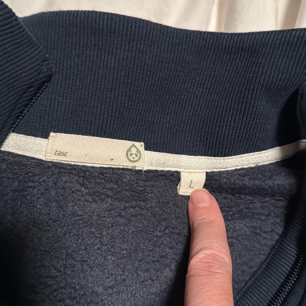 Tasc Navy And Gray Performance Pullover - image 2